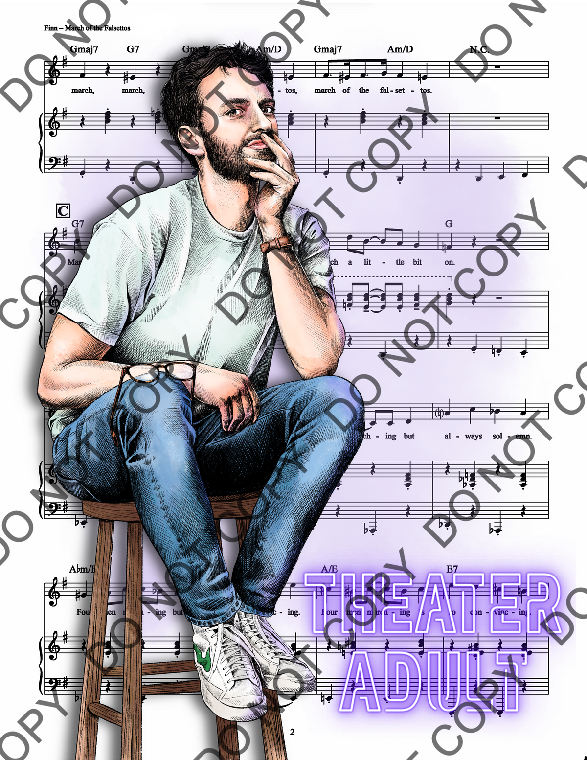 Gianmarco Soresi Theater Adult Sheet Music Art Print