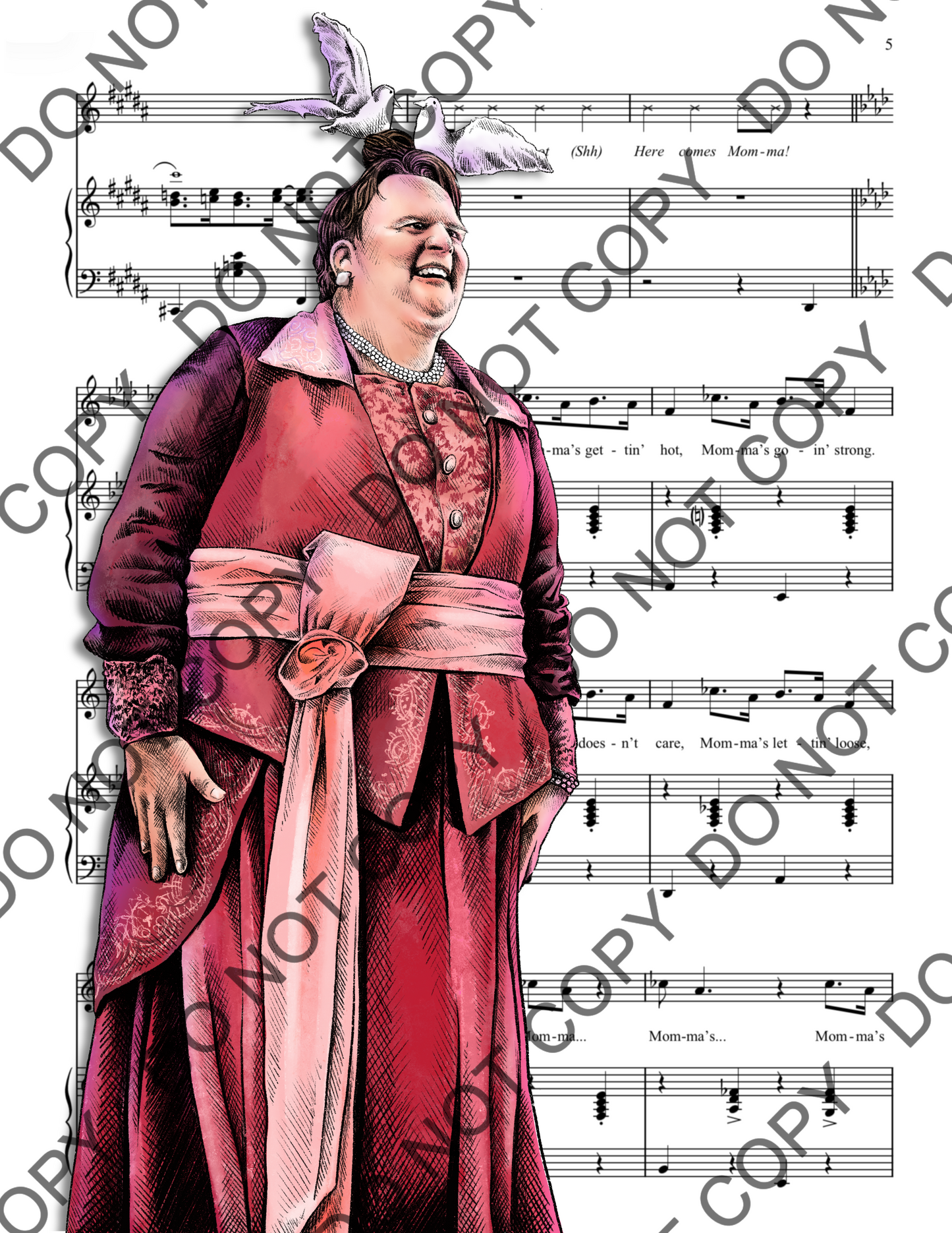 Russell Daniels Titanique Sheet Music Art Print