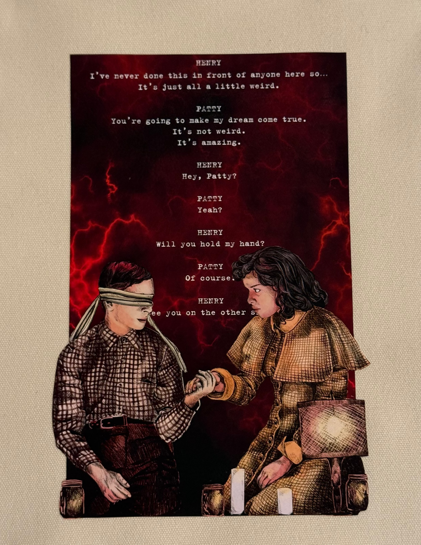 Stranger Things: The First Shadow Art Print Tote Bag