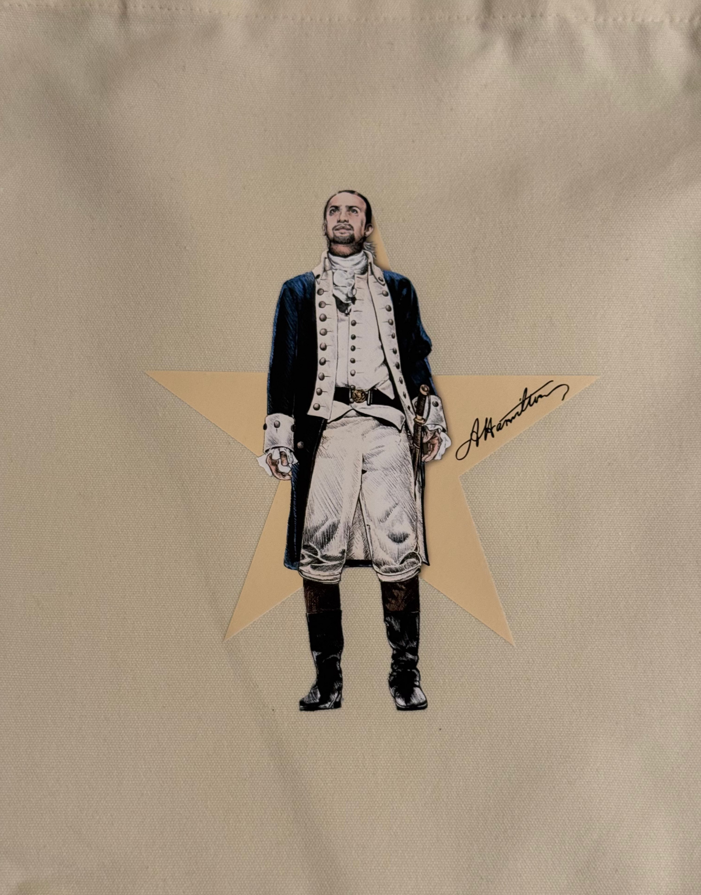 Lin-Manuel Miranda Alexander Hamilton Art Tote Bag