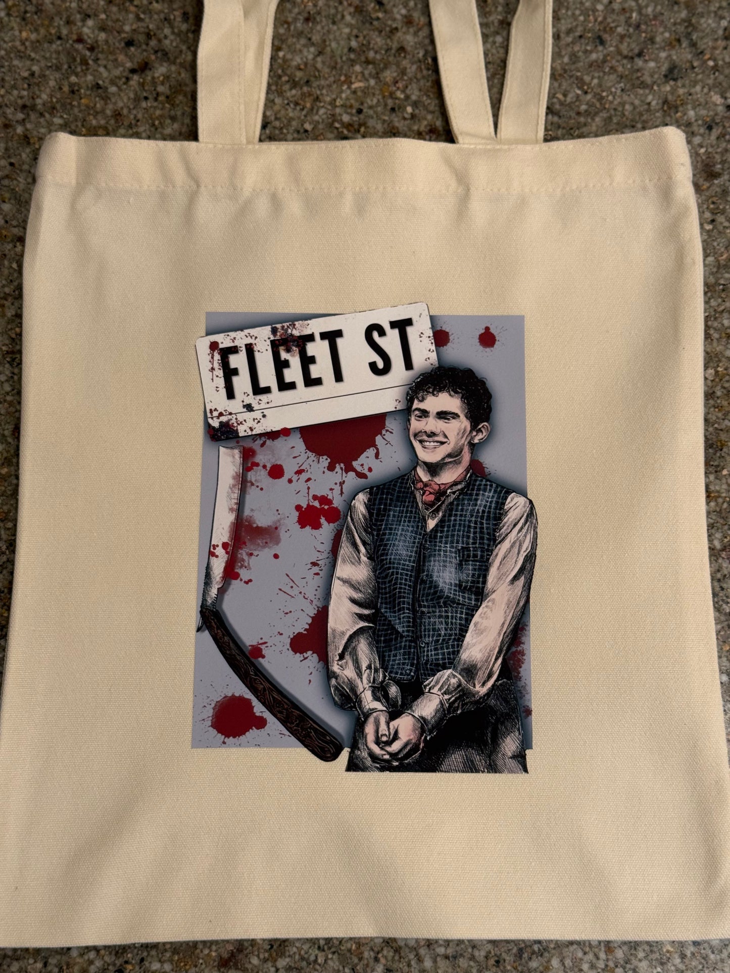 Joe Locke Sweeney Todd Art Tote Bag