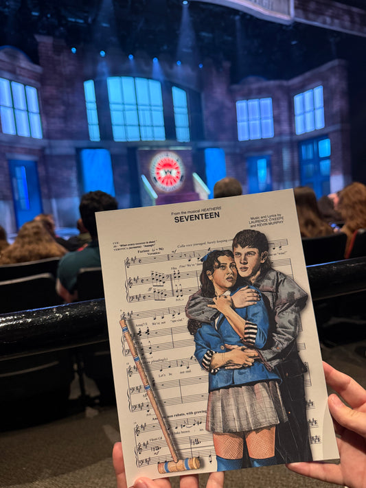 Veronica and JD Heathers Sheet Music Art Print (Kuhoo Verma and Casey Likes)