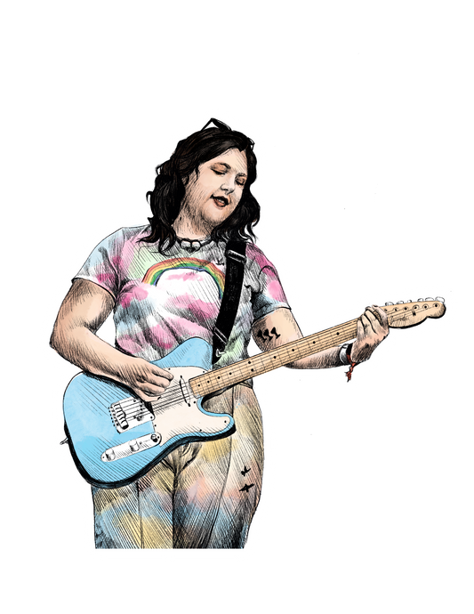 Lucy Dacus Art Print Sticker
