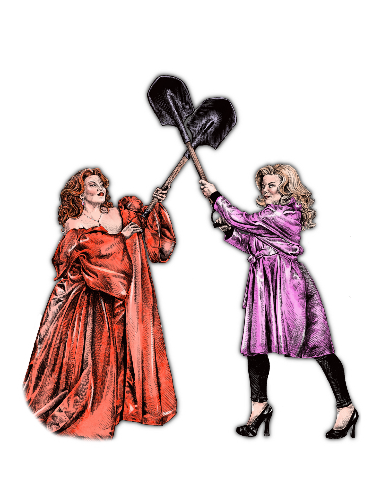 Death Becomes Her Art Print Sticker