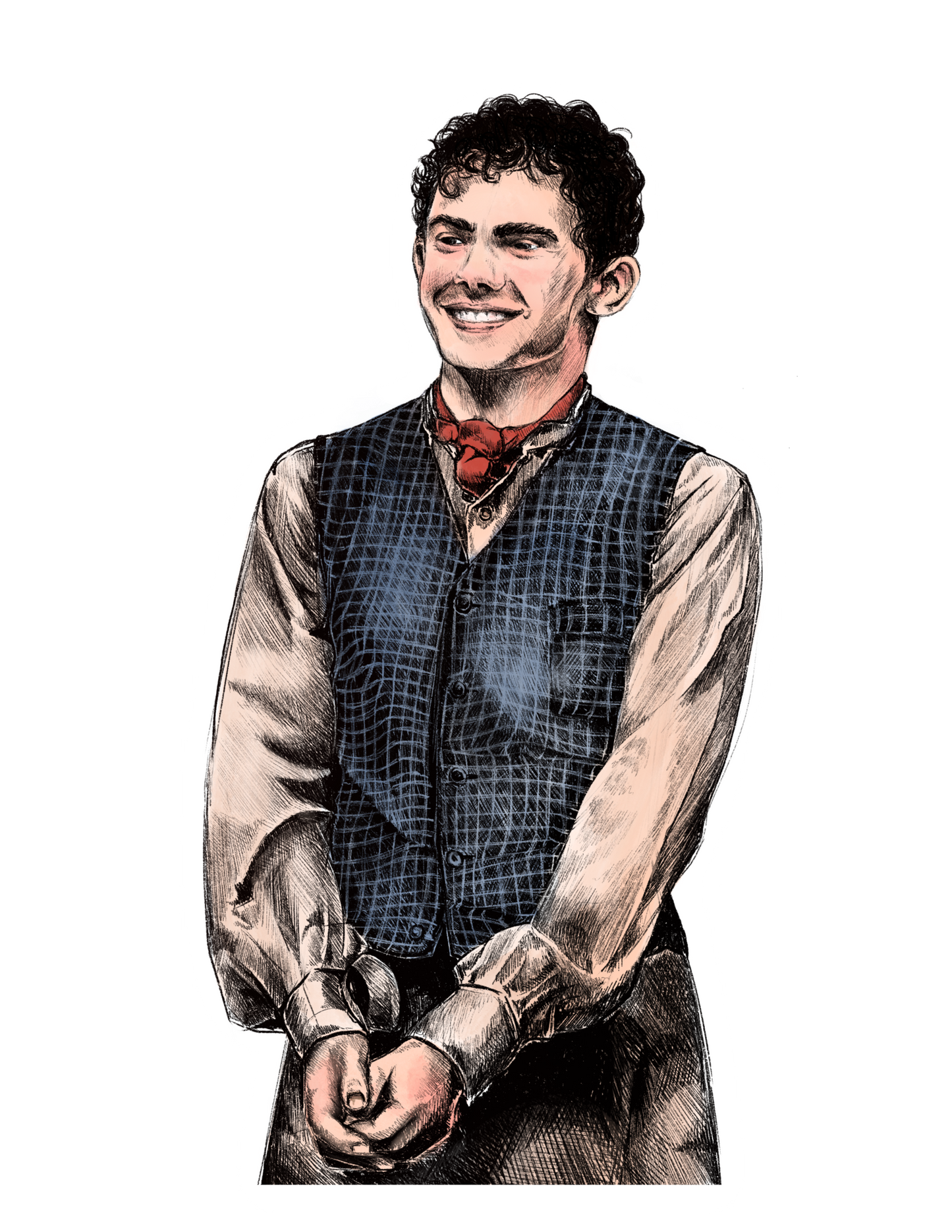 Joe Locke Sweeney Todd Art Print Sticker