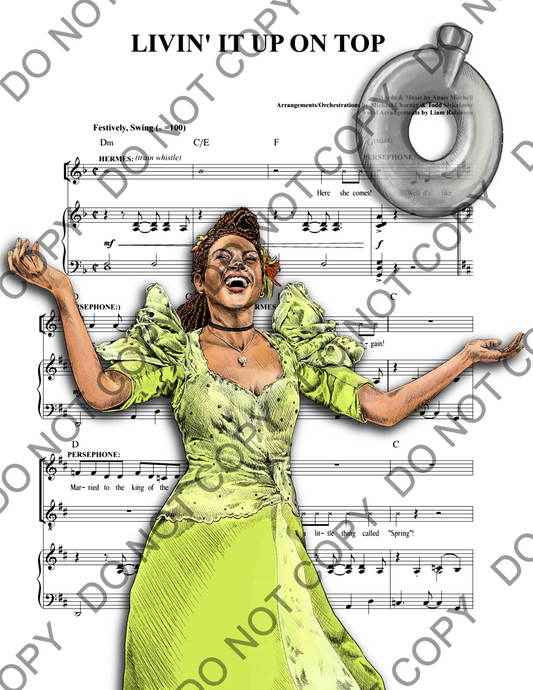 Allison Russell Persephone Sheet Music Art Print