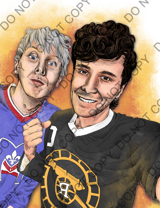 Dan and Phil Phan Heated Rivalry Art Print