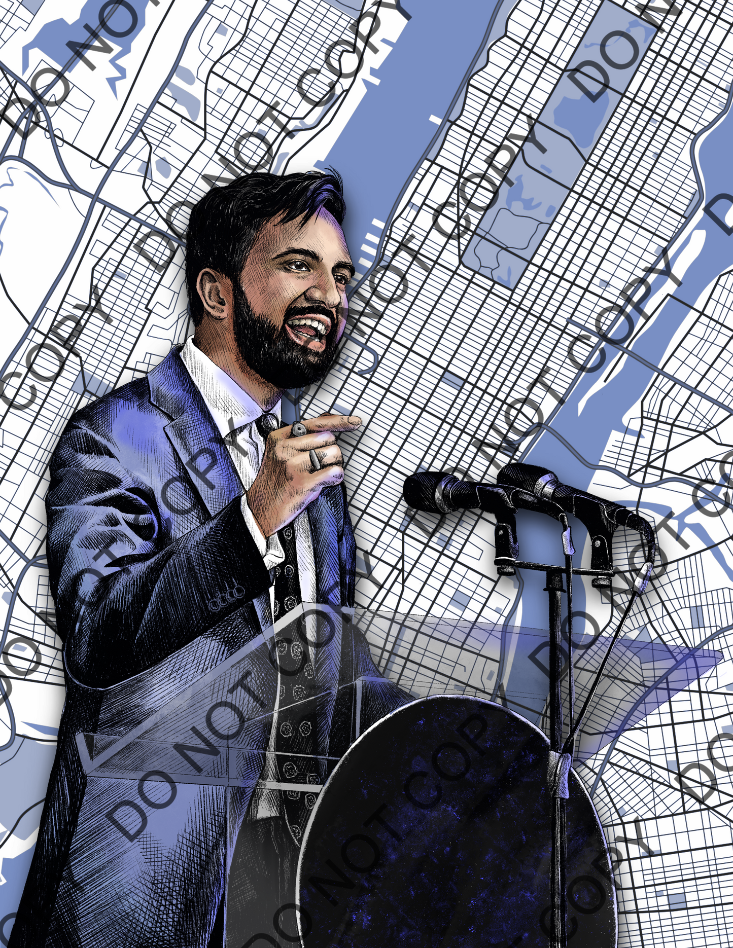 Zohran Mamdani New York City Mayor Art Print