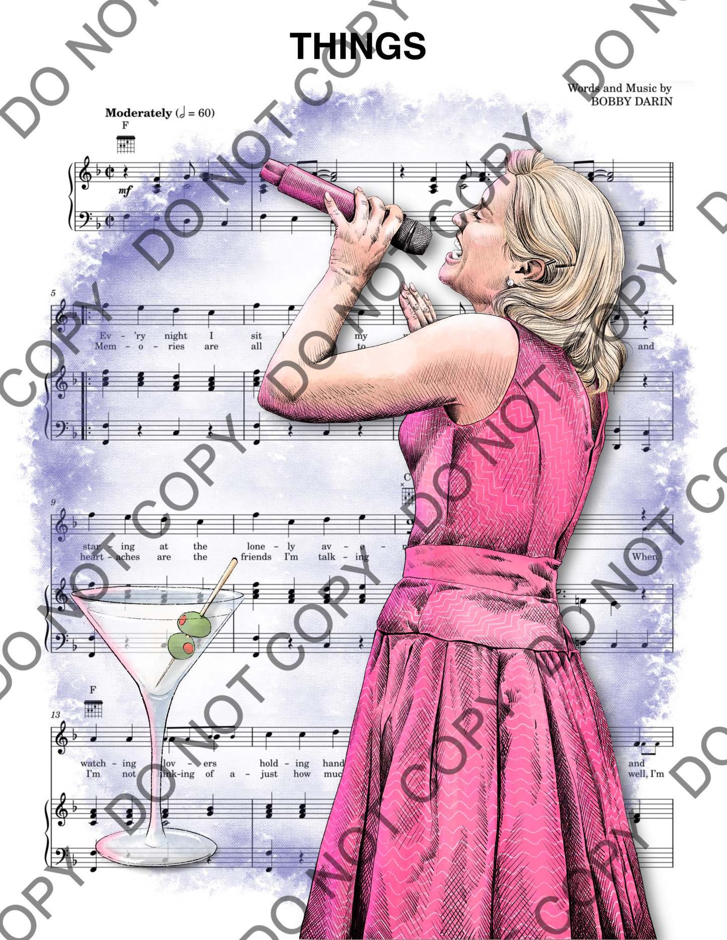 Carrie St. Louis Just In Time Sheet Music Art Print