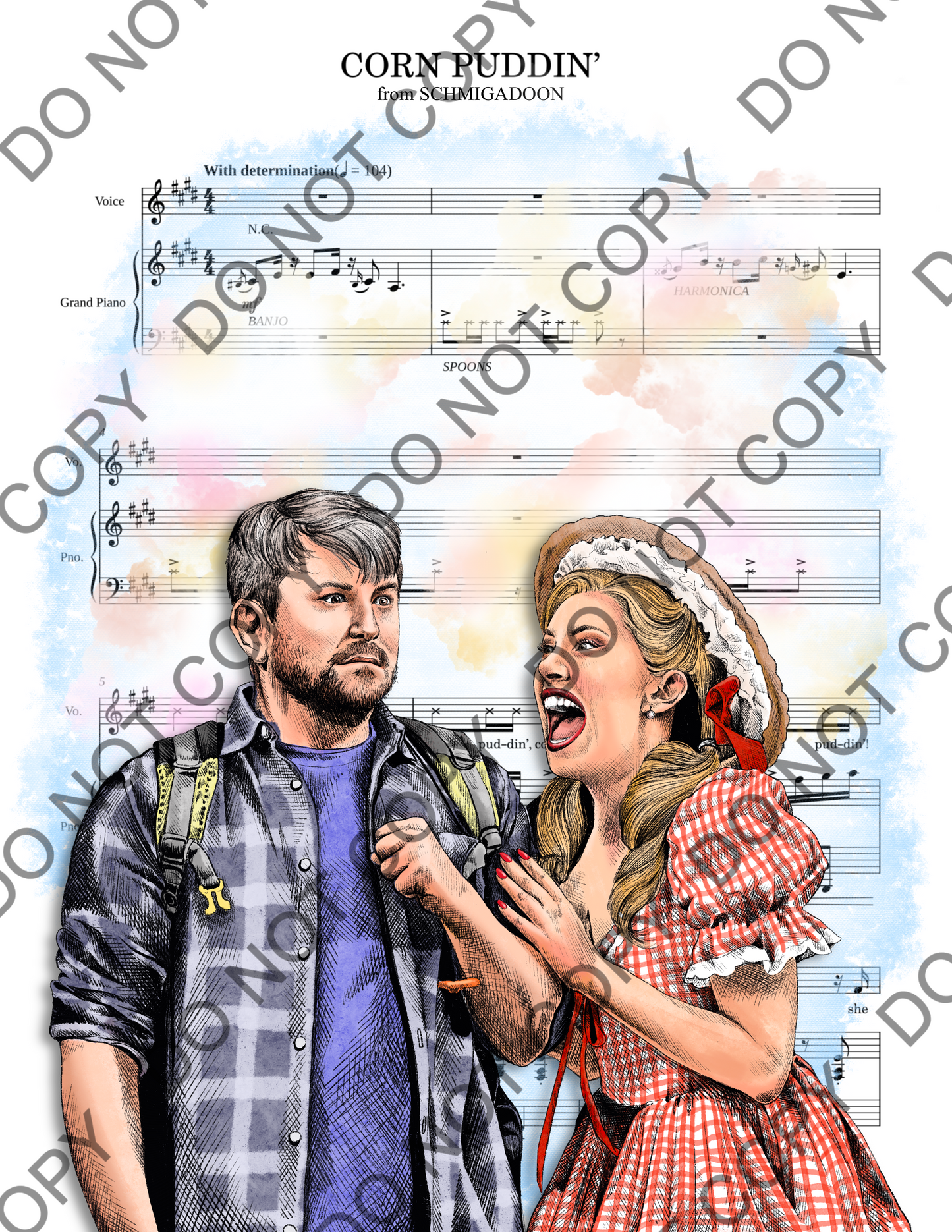 Schmigadoon Sheet Music Art Print
