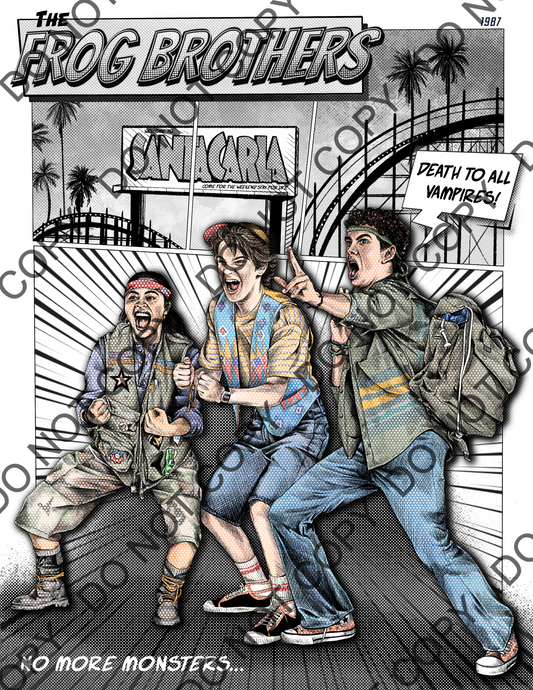 The Lost Boys Frog Brothers Art Print