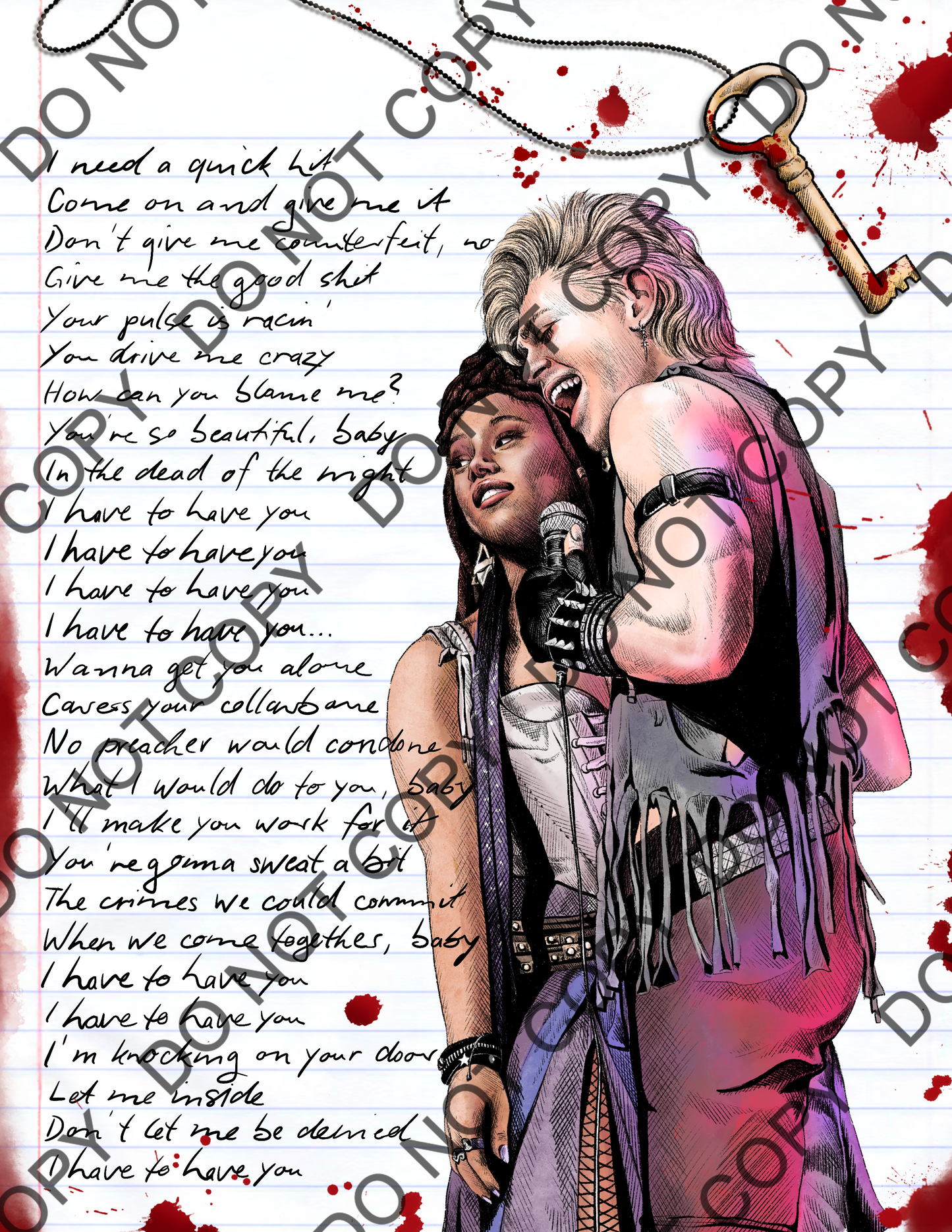 The Lost Boys Star and David Art Print