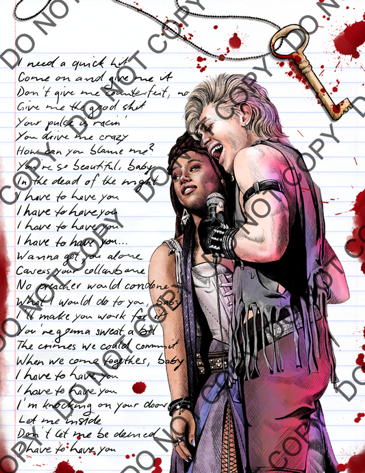 The Lost Boys Star and David Art Print