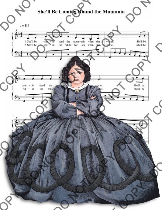 Meg Stalter Oh Mary Sheet Music Art Print