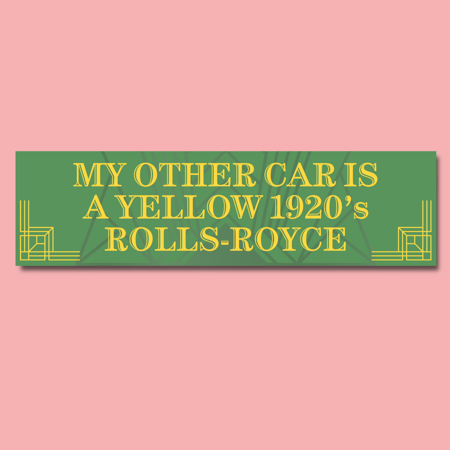 Gatsby Bumper Sticker