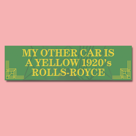 Gatsby Bumper Sticker