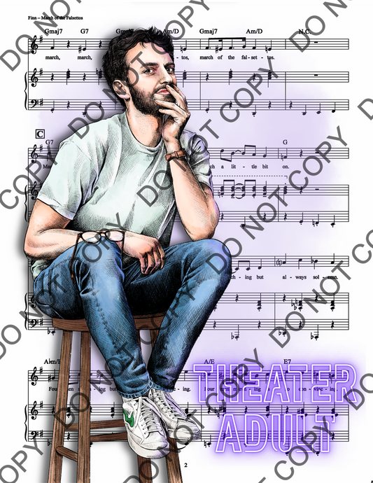 Gianmarco Soresi Theater Adult Sheet Music Art Print