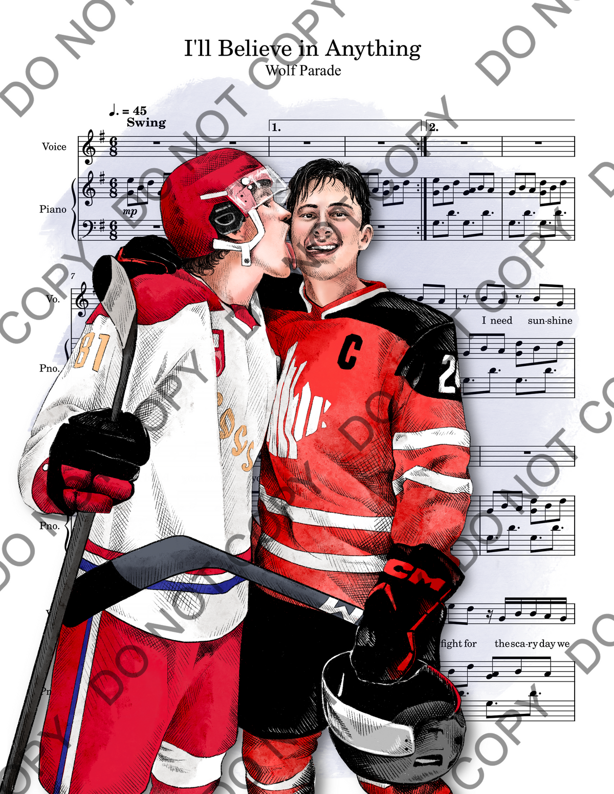 Heated Rivalry Hudson Williams Connor Storrie Art Print