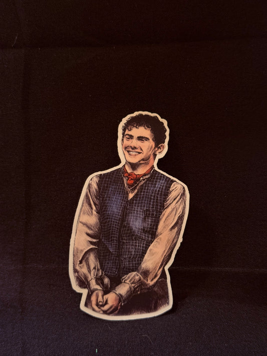 Joe Locke Sweeney Todd Art Print Sticker