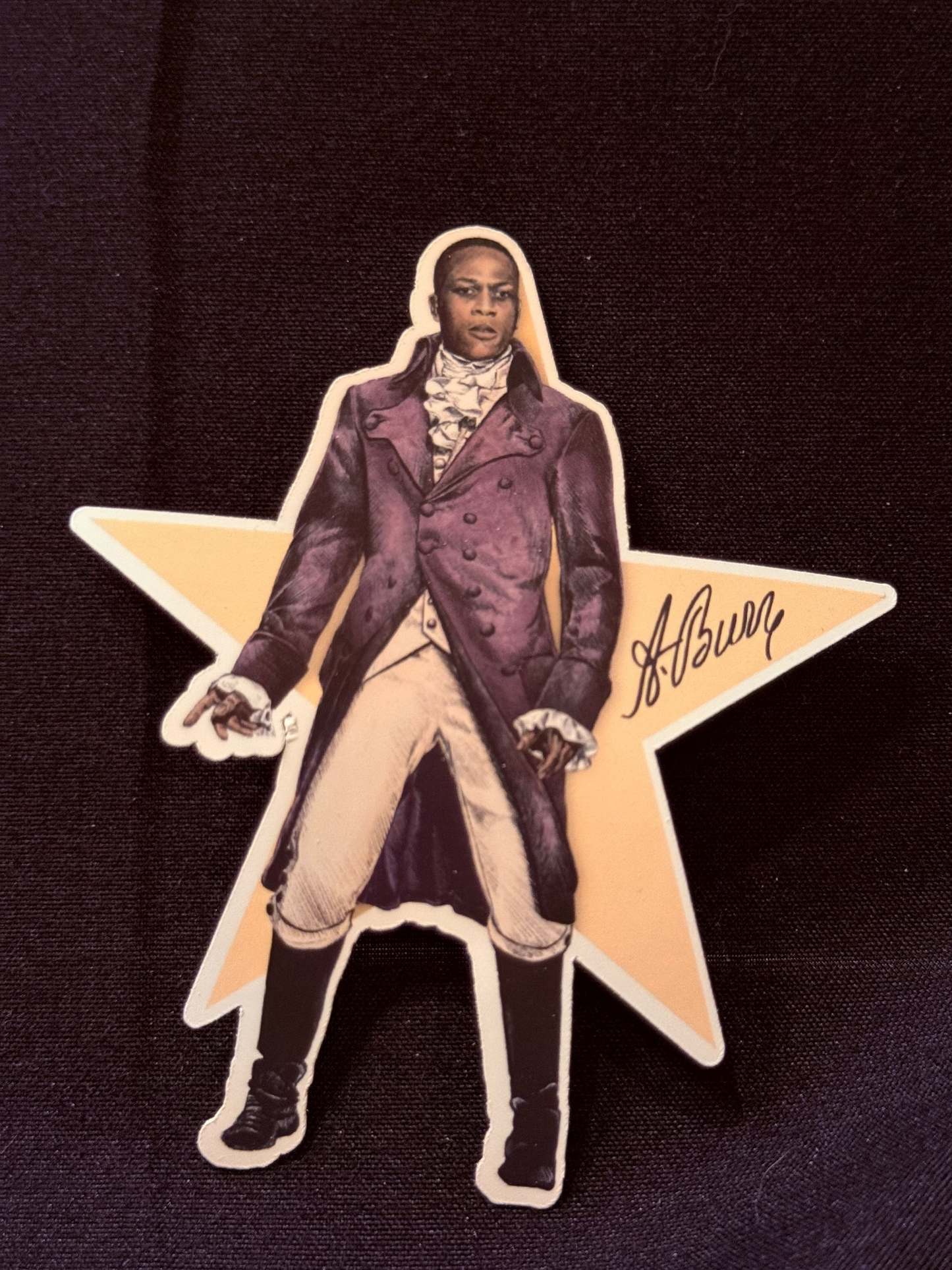 Leslie Odom Jr. Aaron Burr Sticker