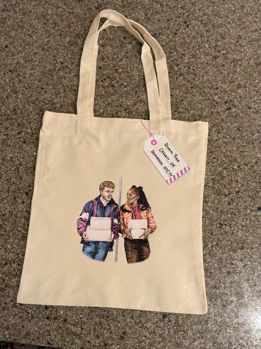 Two Strangers (Carry a Cake Across New York) Art Tote Bag