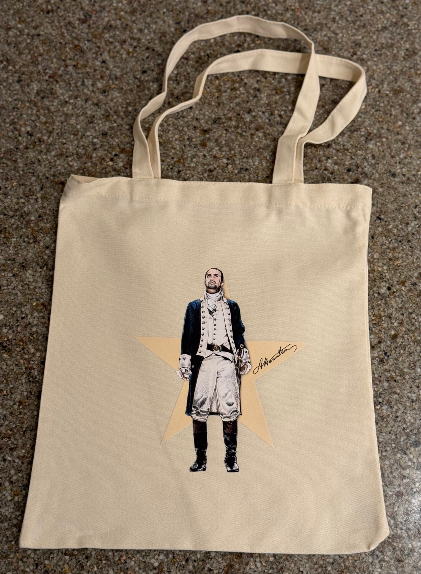 Lin-Manuel Miranda Alexander Hamilton Art Tote Bag