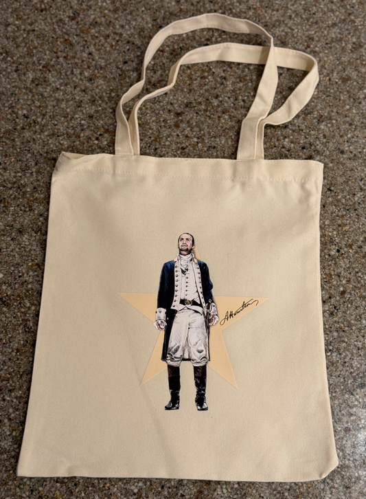 Lin-Manuel Miranda Alexander Hamilton Art Tote Bag