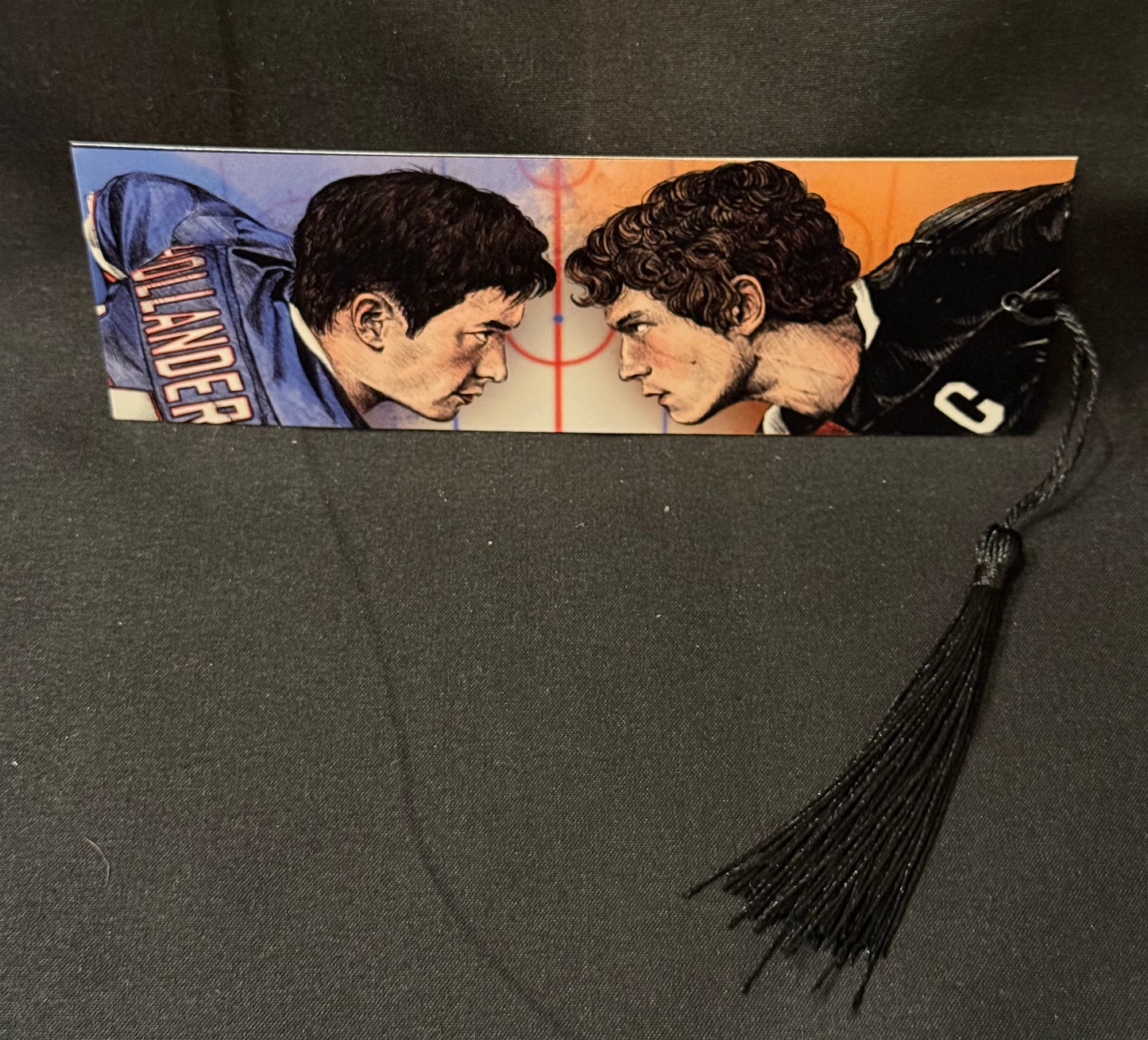 Heated Rivalry Art Bookmark