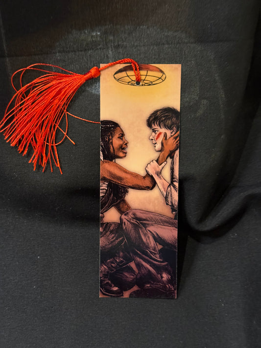 Orpheus and Eurydice Hadestown Art Bookmark (Jack Wolfe and Morgan Dudley)