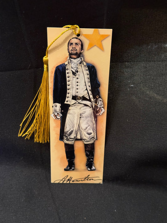 Lin-Manuel Miranda Hamilton Art Bookmark