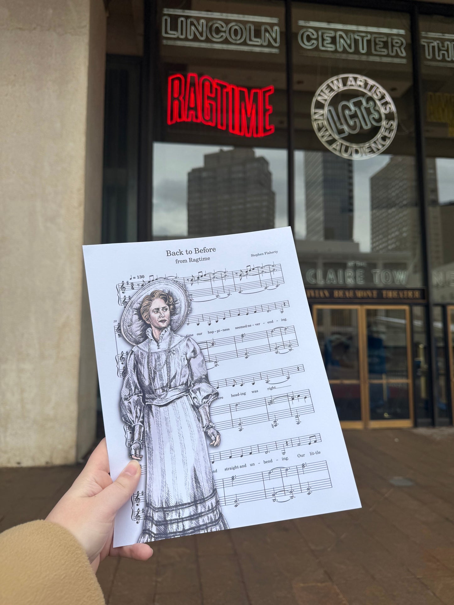 Caissie Levy Mother Ragtime Sheet Music Art Print