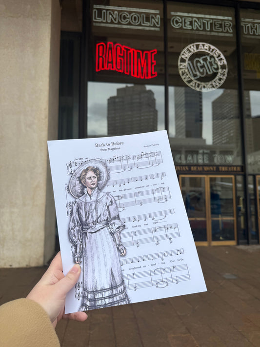 Caissie Levy Mother Ragtime Sheet Music Art Print