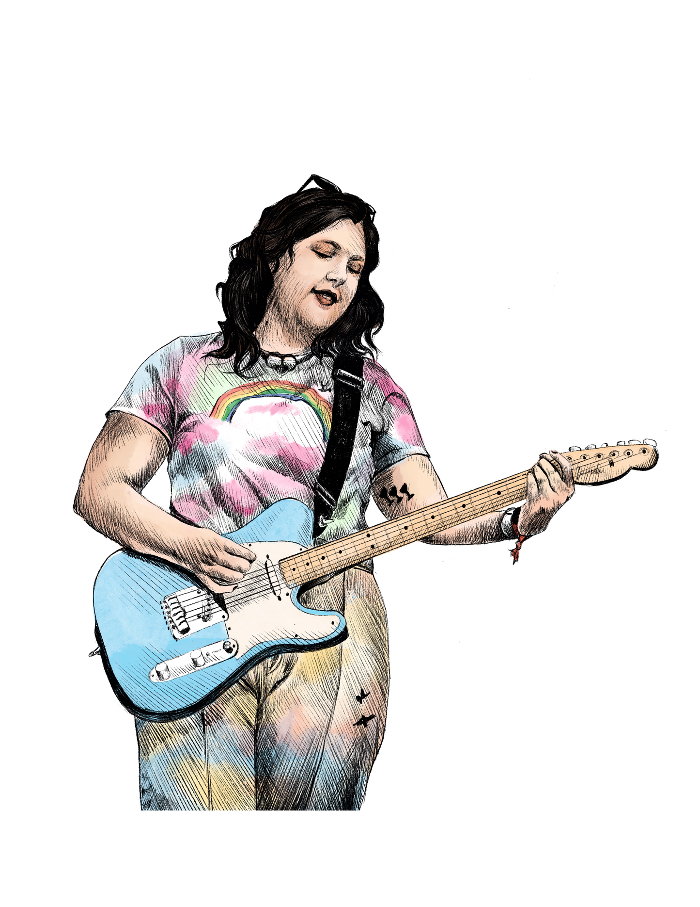 Lucy Dacus Art Print Sticker