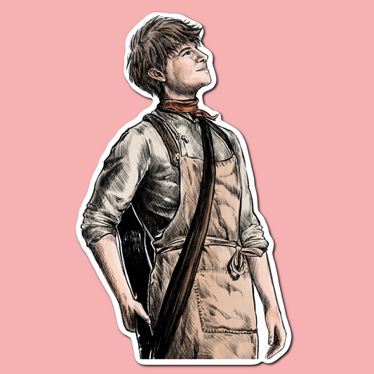 Jack Wolfe Orpheus Art Print Sticker
