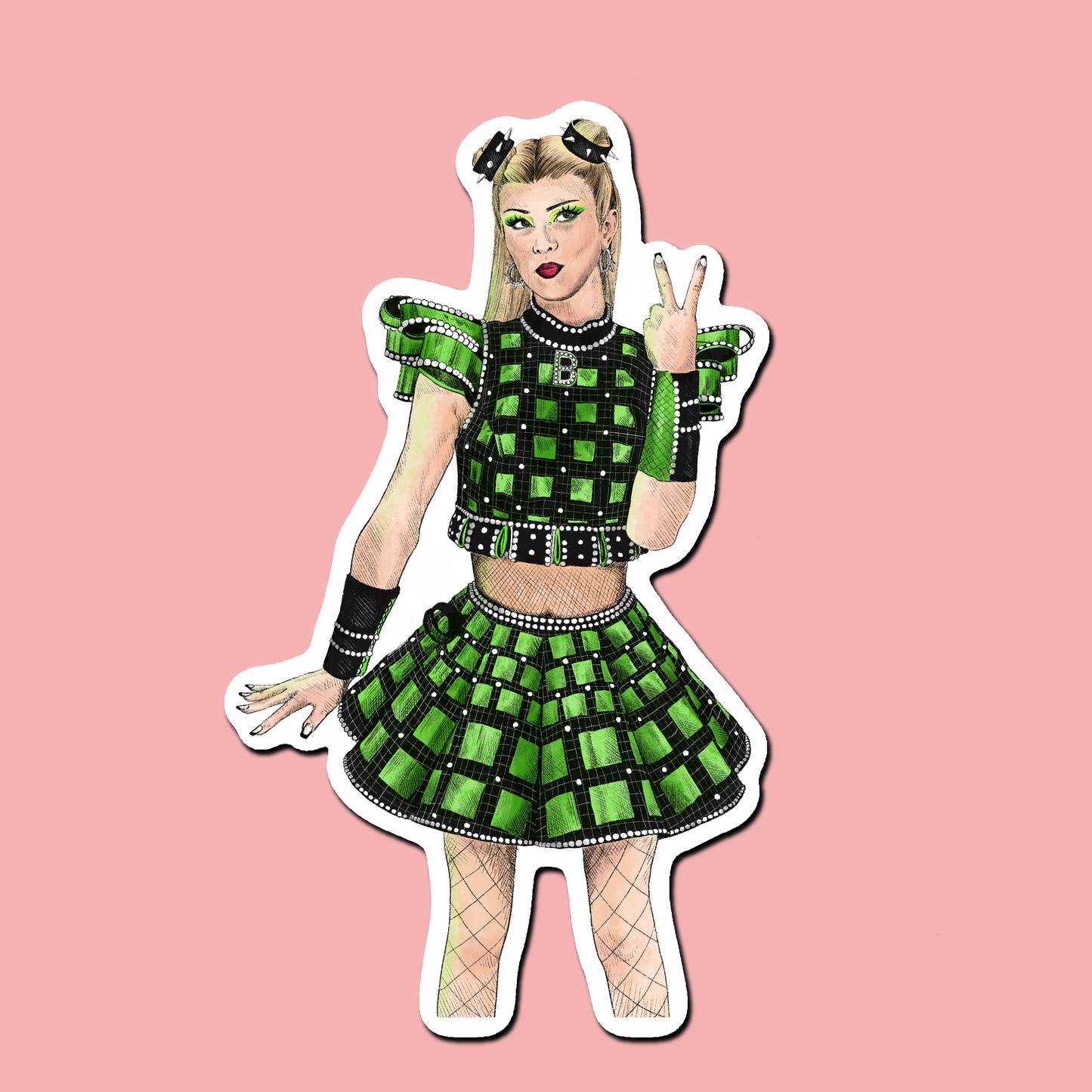 Dylan Mulvaney Anne Boleyn Six Art Print Sticker