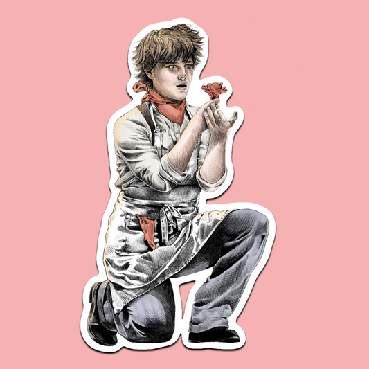 Orpheus Art Print Sticker (Jack Wolfe)