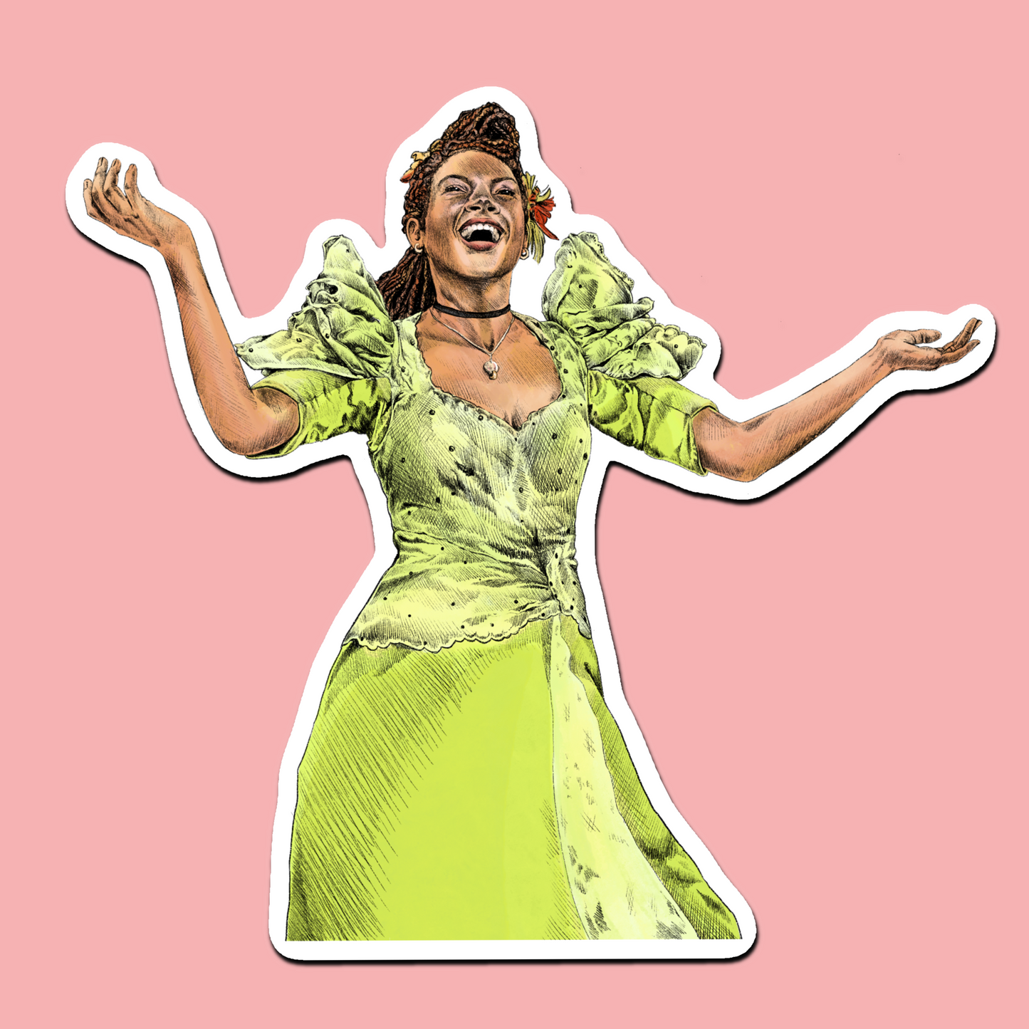 Persephone Art Print Sticker