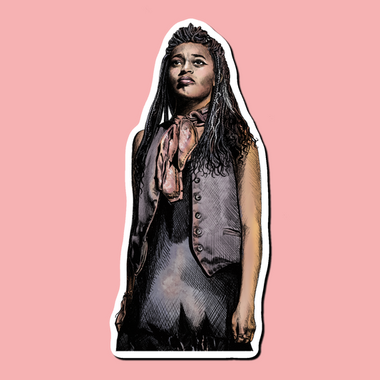 Eurydice Art Print Sticker (Morgan Dudley)