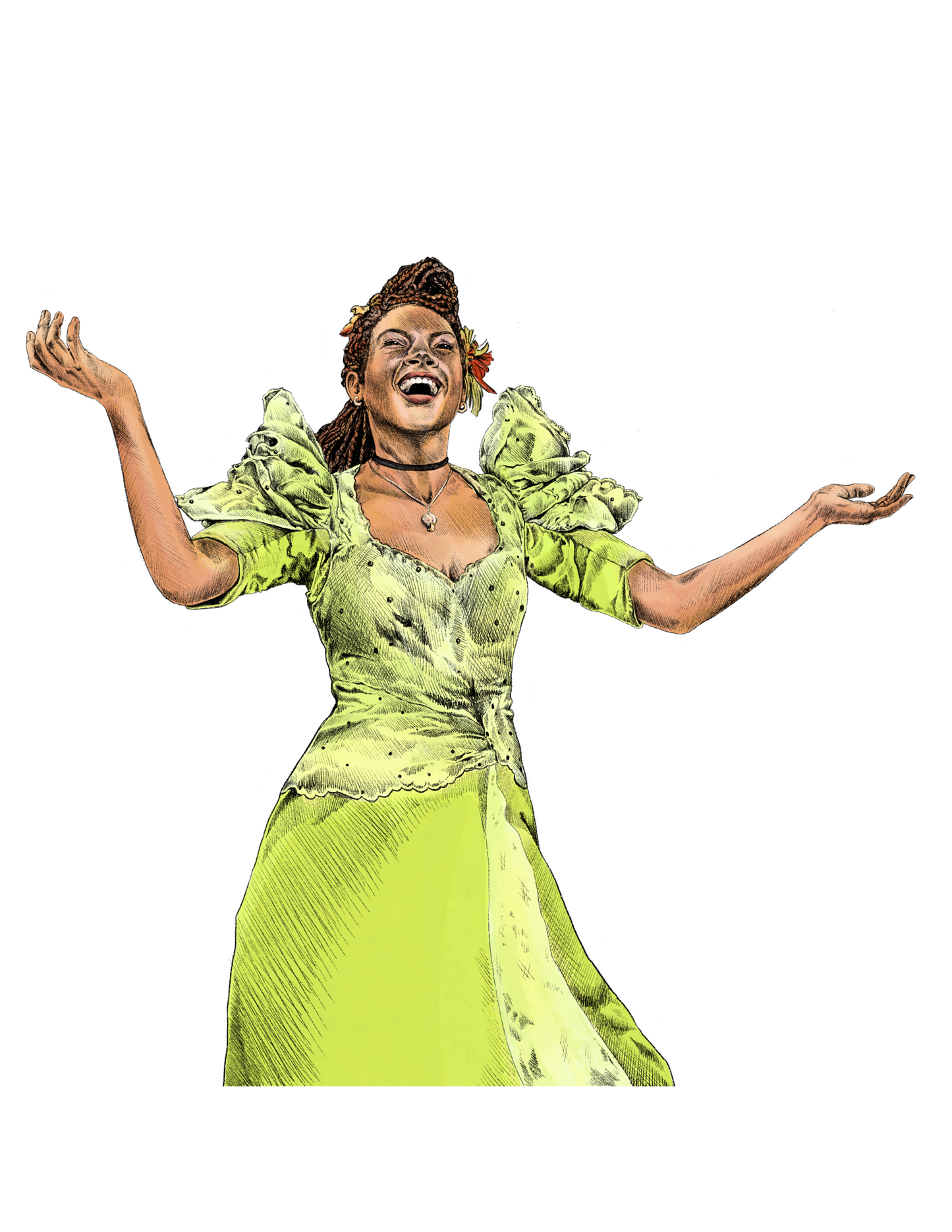 Persephone Art Print Sticker