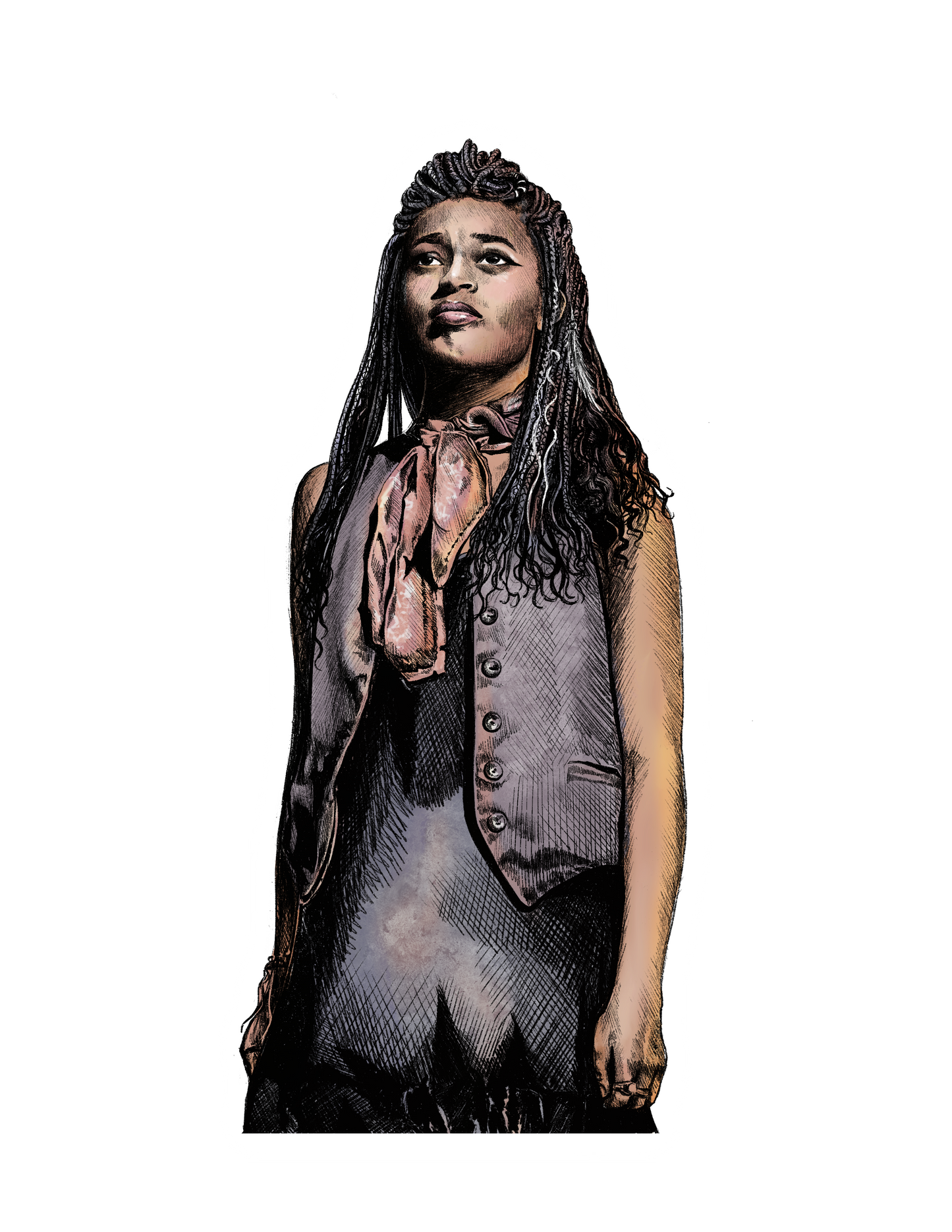 Eurydice Art Print Sticker (Morgan Dudley)