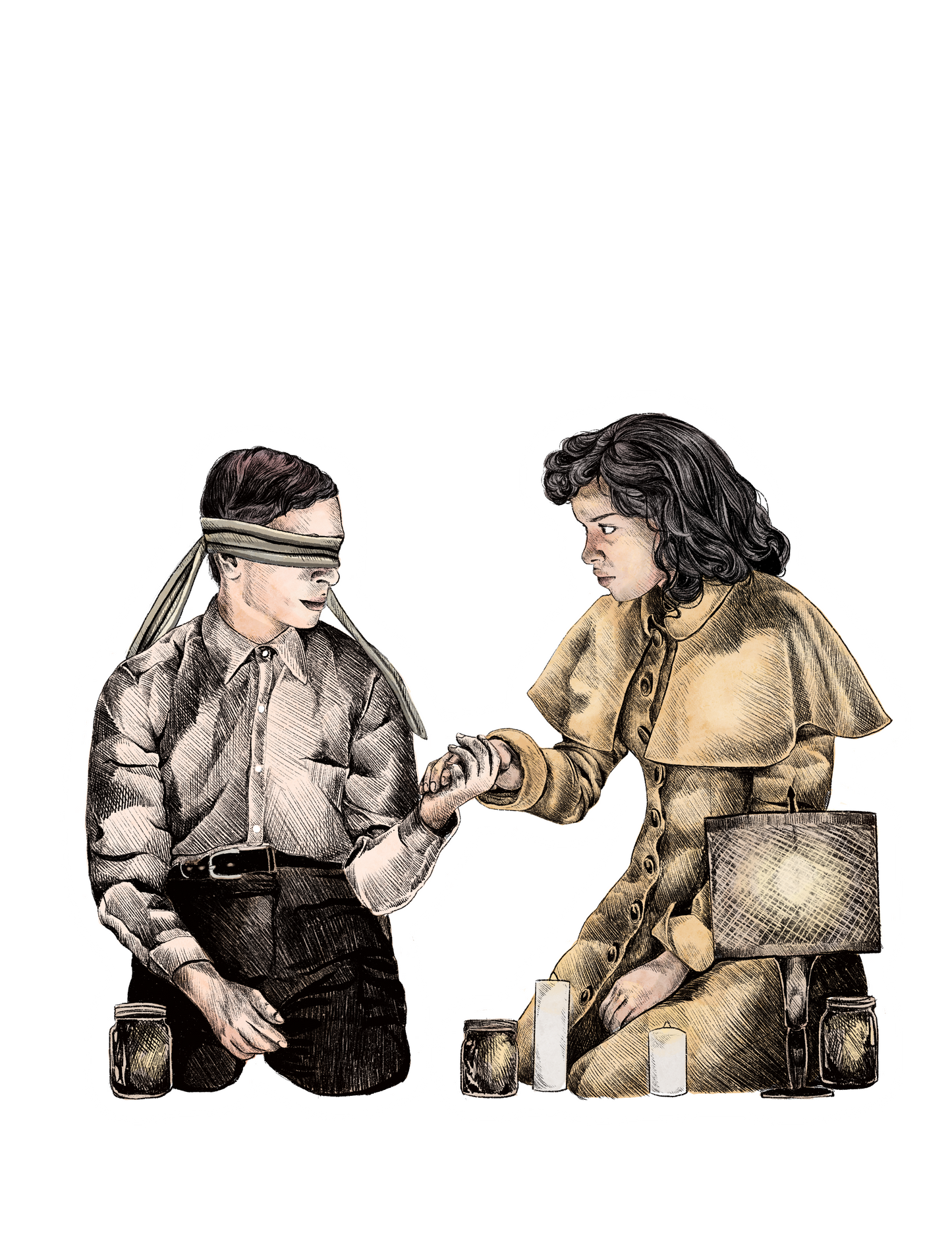 Stranger Things: The First Shadow Art Print Sticker