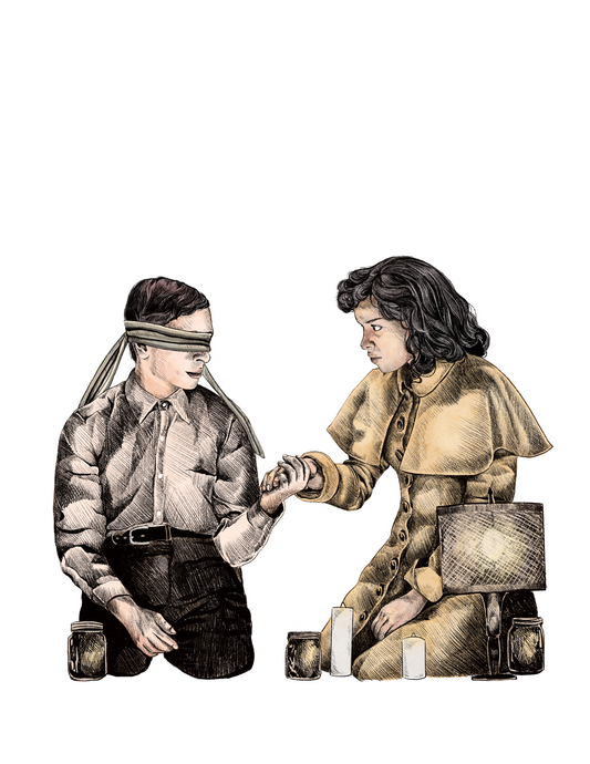 Stranger Things: The First Shadow Art Print Sticker