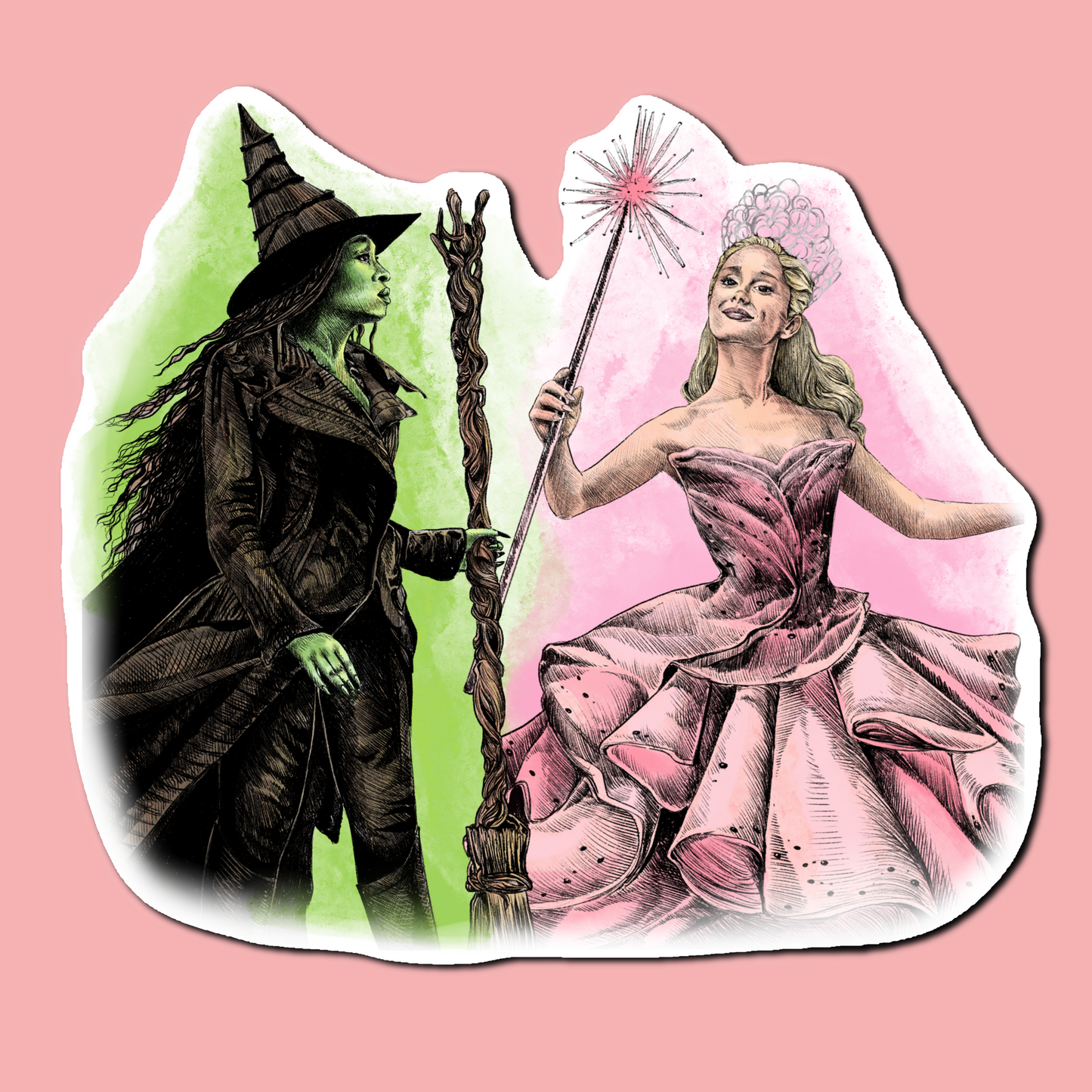 Wicked Art Print Sticker