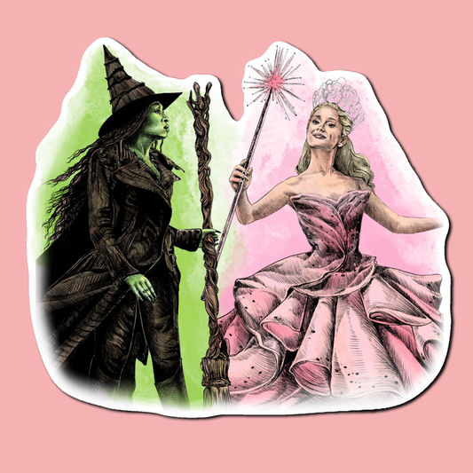 Wicked Art Print Sticker